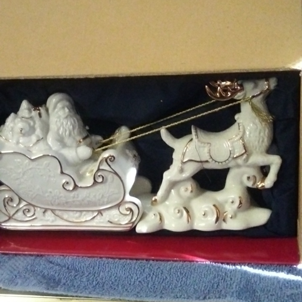 Santa and sleigh